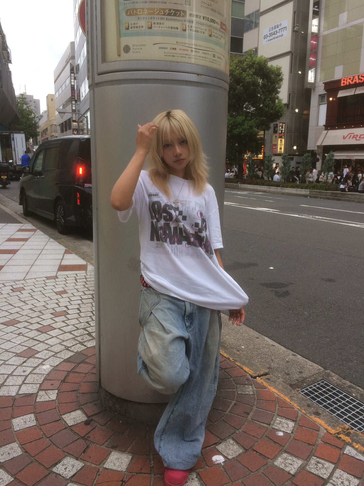 mosaic brand×Lost in New York limited edition design2 T-shirt