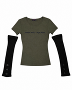 mosaic ver0.2 Night Mood Logo Tee&Knit Arm Cover