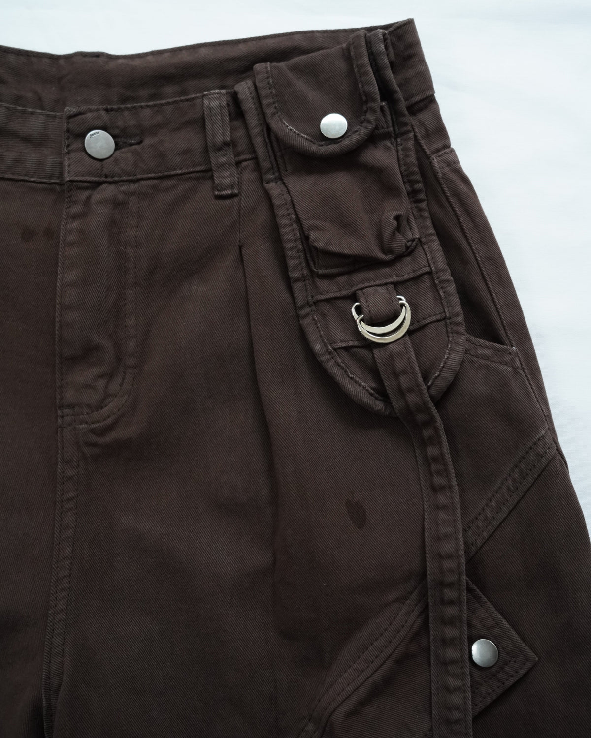 Multi Pocket Wide Cargo Pants