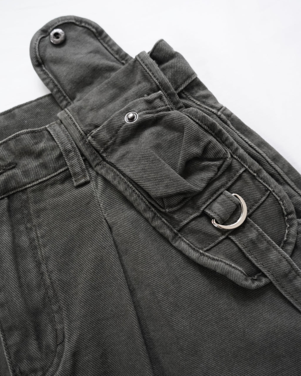 Multi Pocket Wide Cargo Pants