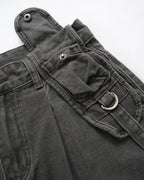 Multi Pocket Wide Cargo Pants