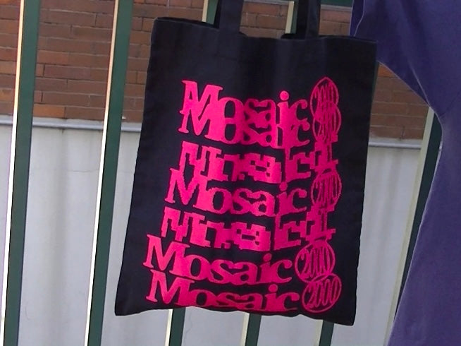 mosaic×7 tote bag