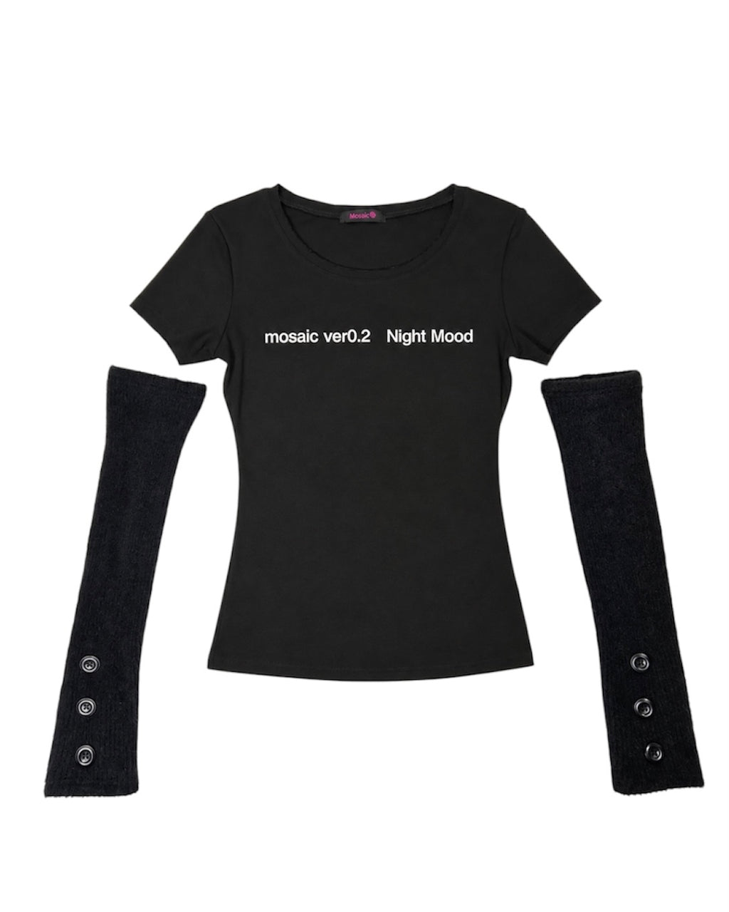 mosaic ver0.2 Night Mood Logo Tee&Knit Arm Cover