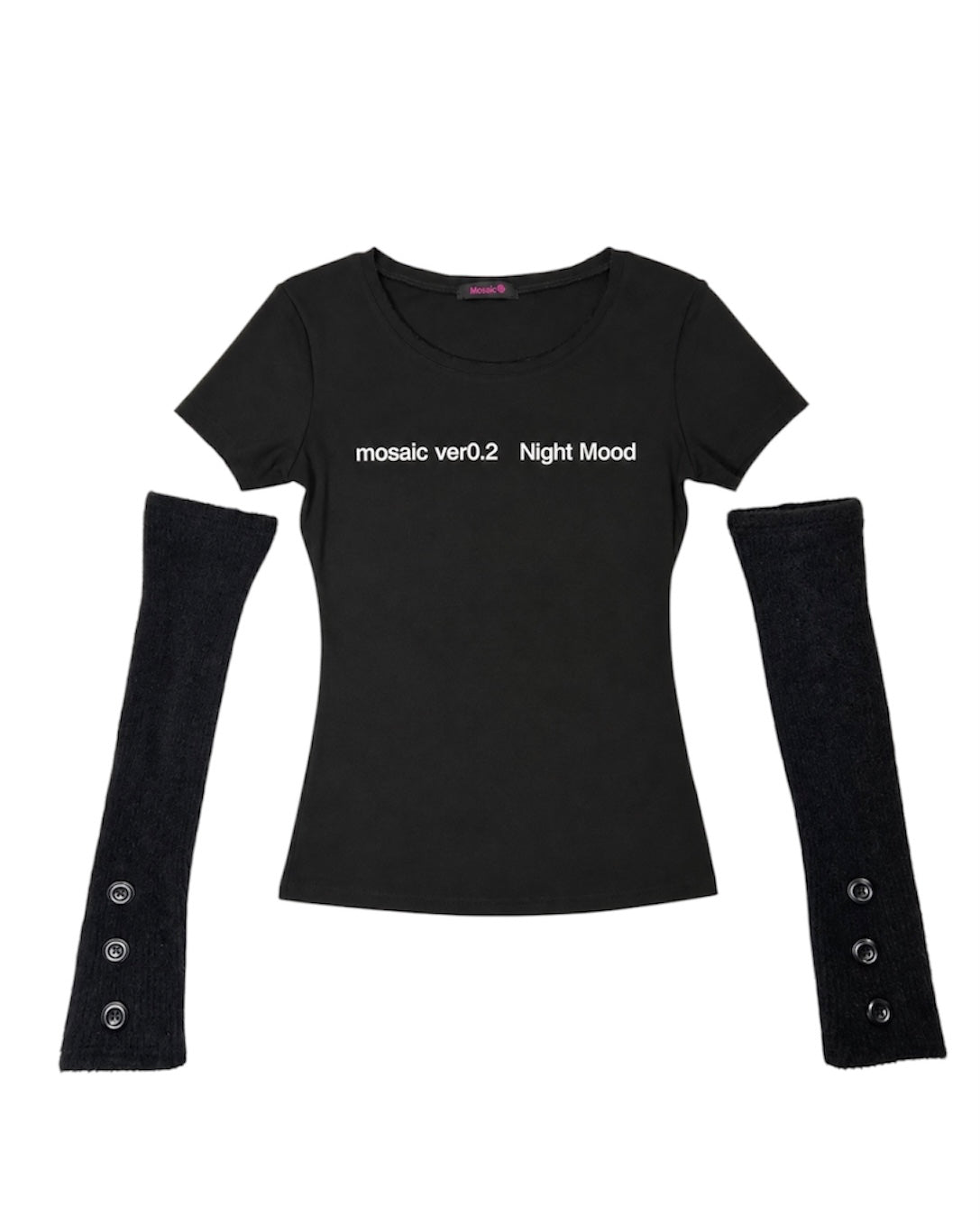mosaic ver0.2 Night Mood Logo Tee&Knit Arm Cover