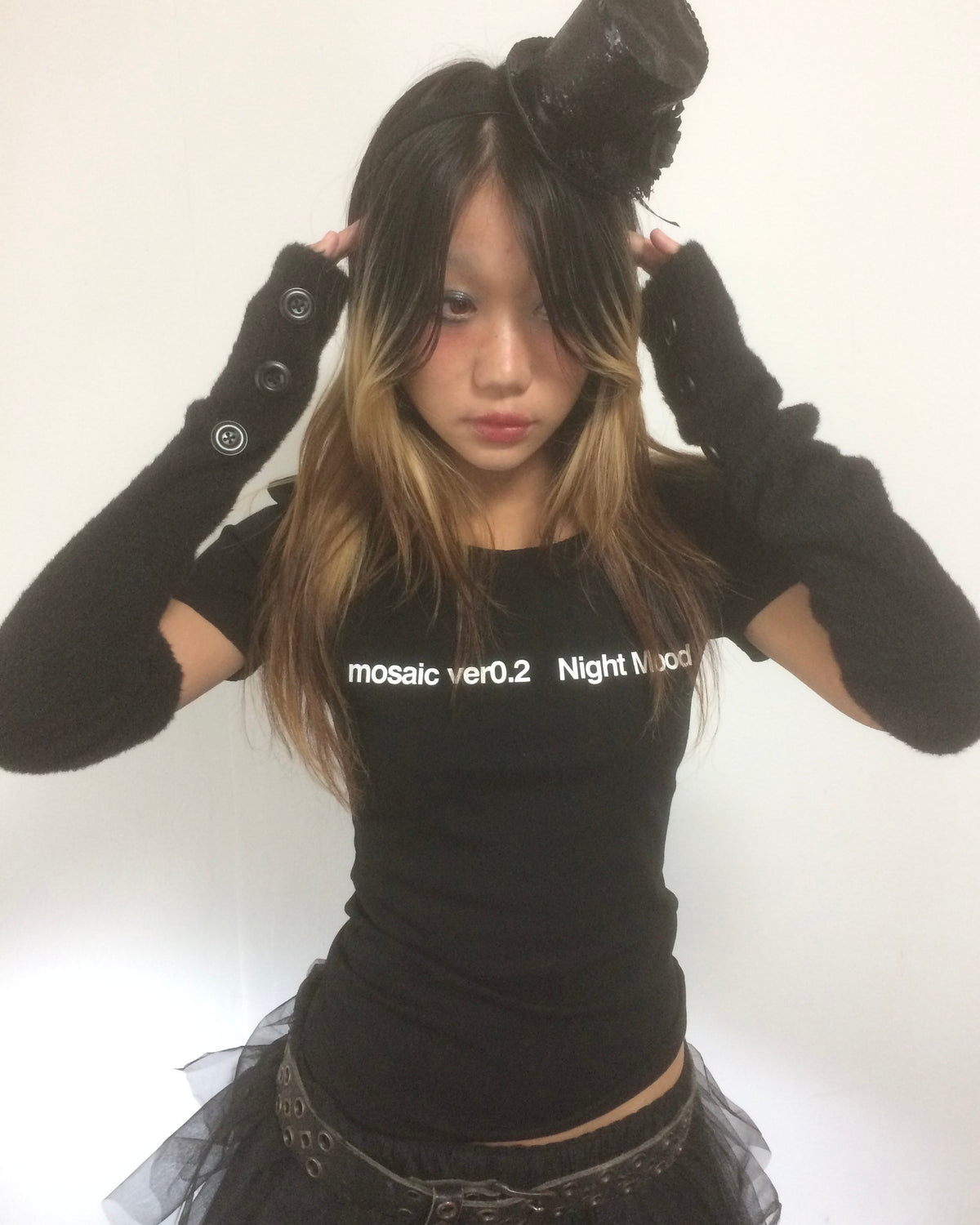 mosaic ver0.2 Night Mood Logo Tee&Knit Arm Cover