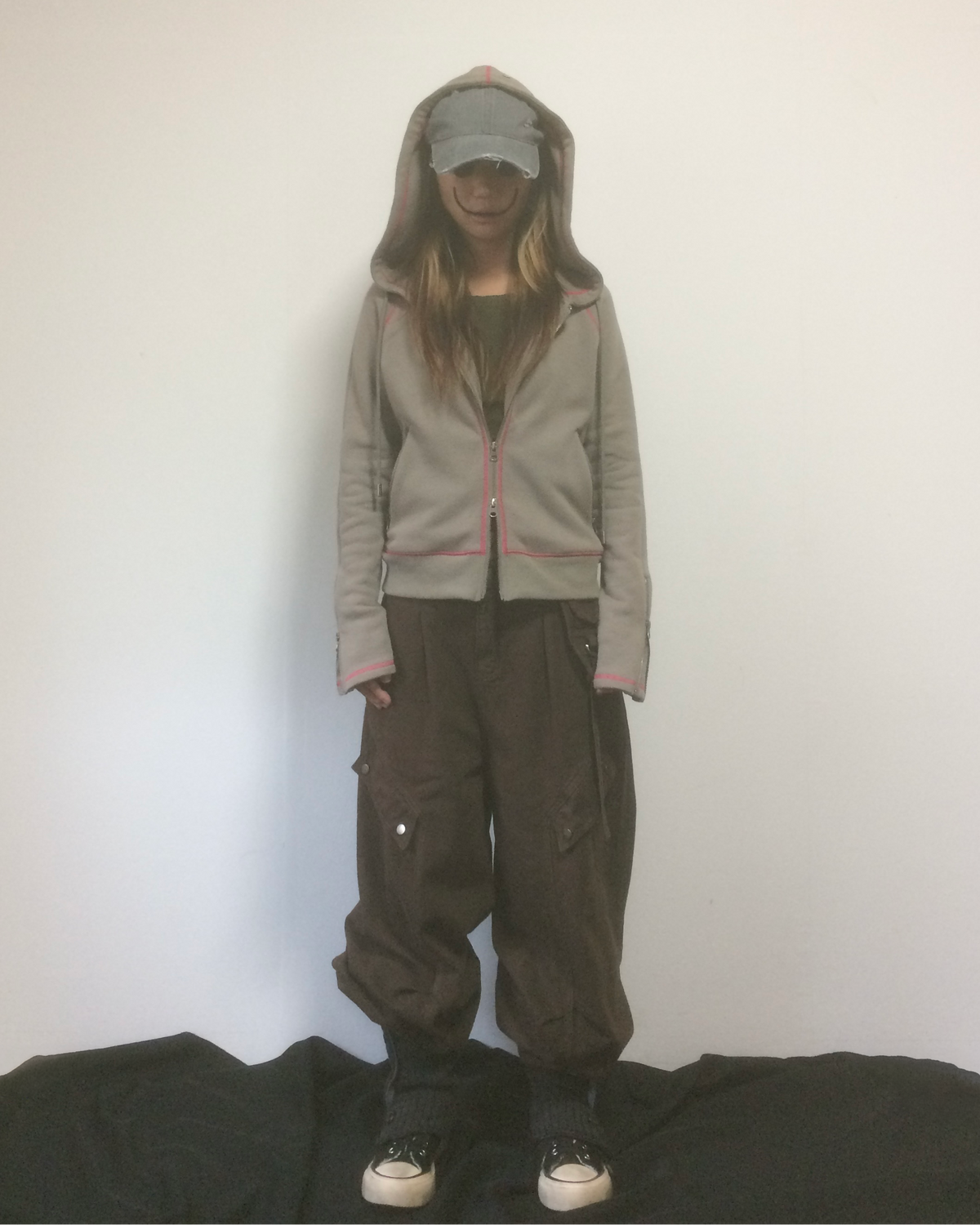 Multi Pocket Wide Cargo Pants