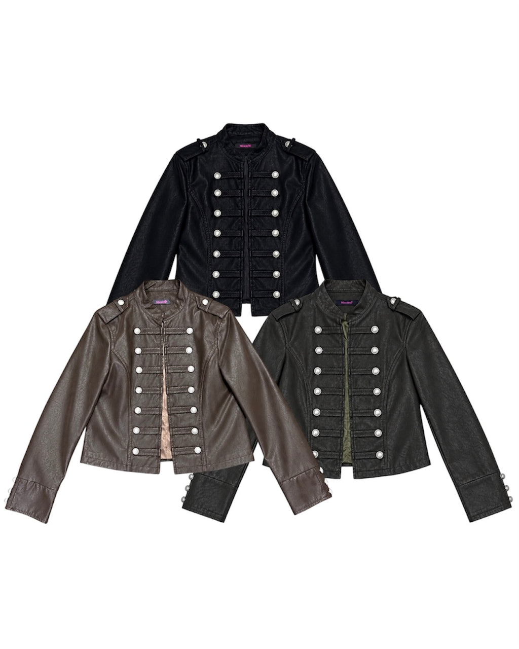 Napoleon Faux Leather Jacket