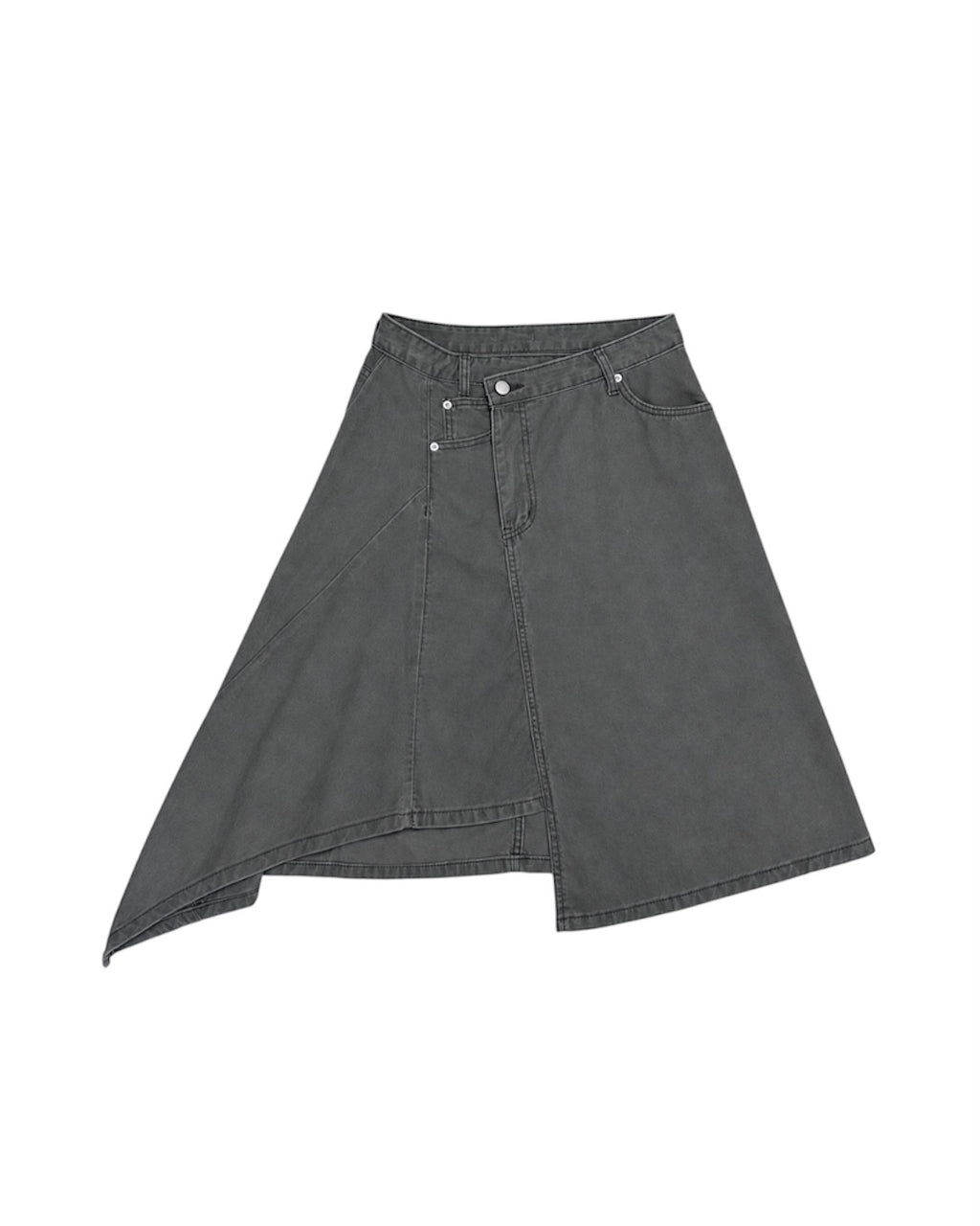 Asymmetric Layered Skirt