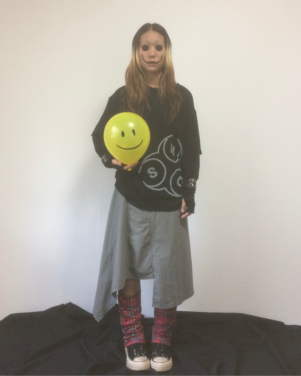 Asymmetric Layered Skirt
