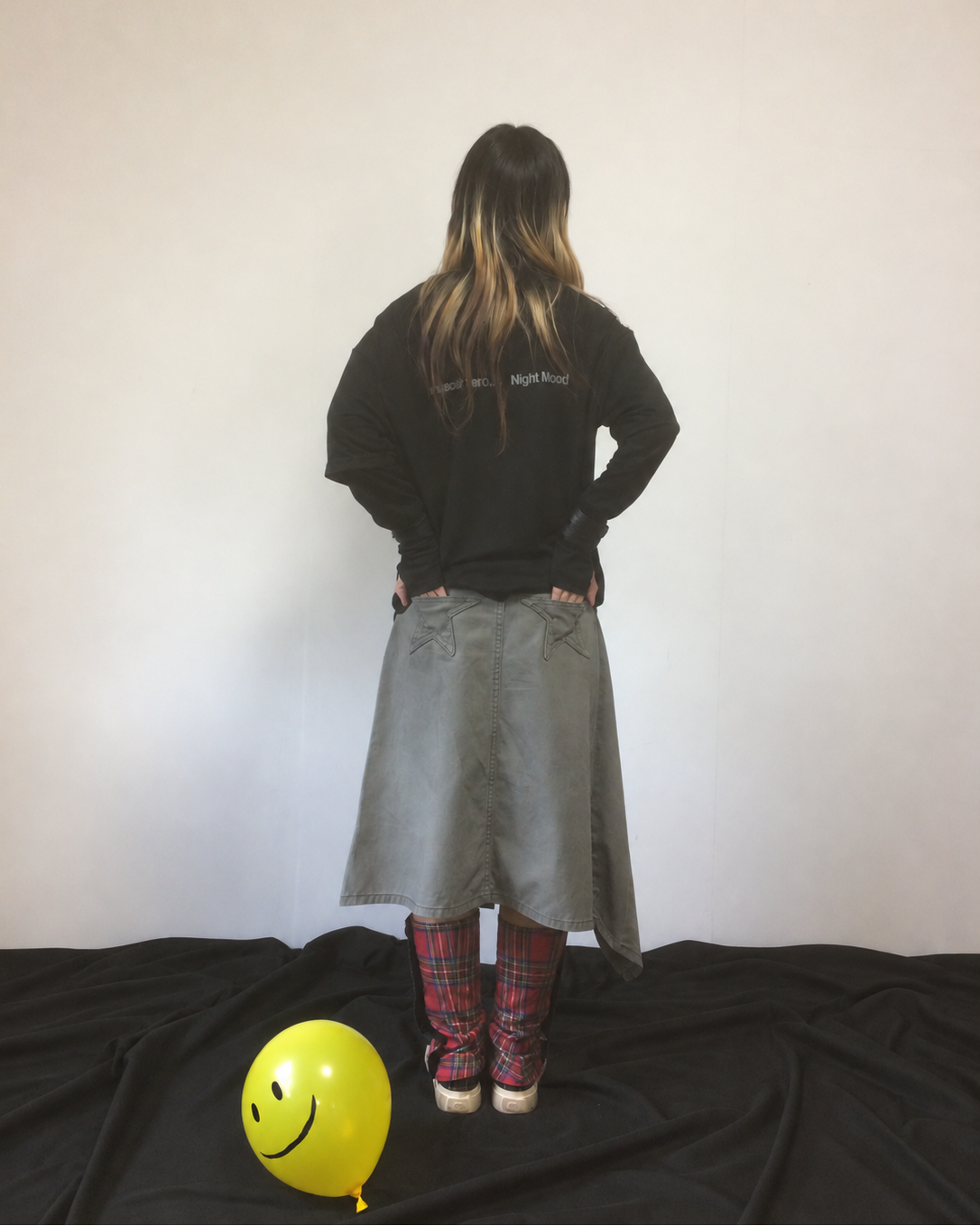 Asymmetric Layered Skirt
